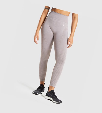 Gymshark Vital Seamless 2.0 High Waisted Leggings Dame Grå Brune | DWNLYC135