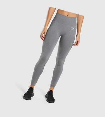 Gymshark Vital Seamless 2.0 High Waisted Leggings Dame Grå | HQJDOA579