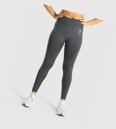 Gymshark Vital Seamless 2.0 High Waisted Leggings Dame Grå | ICKBOV603