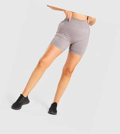 Gymshark Vital Seamless 2.0 Shorts Dame Grå Brune | WZJULI890