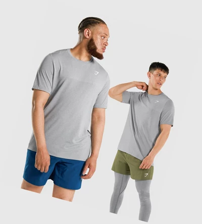 Gymshark Vital T-skjorte Herre Grå | OPNDKT972