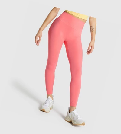 Gymshark Whitney High Rise High Waisted Leggings Dame Rosa | CTKWLP275