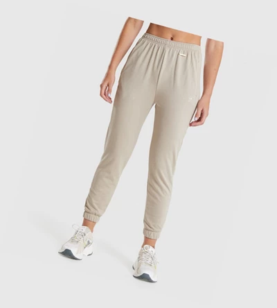 Gymshark Whitney Loose Joggebukser Dame Hvite | JBZNFO619