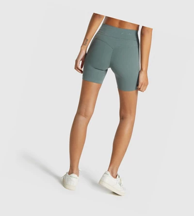 Gymshark Whitney Mesh Shorts Dame Grønn | ZRAJHS430