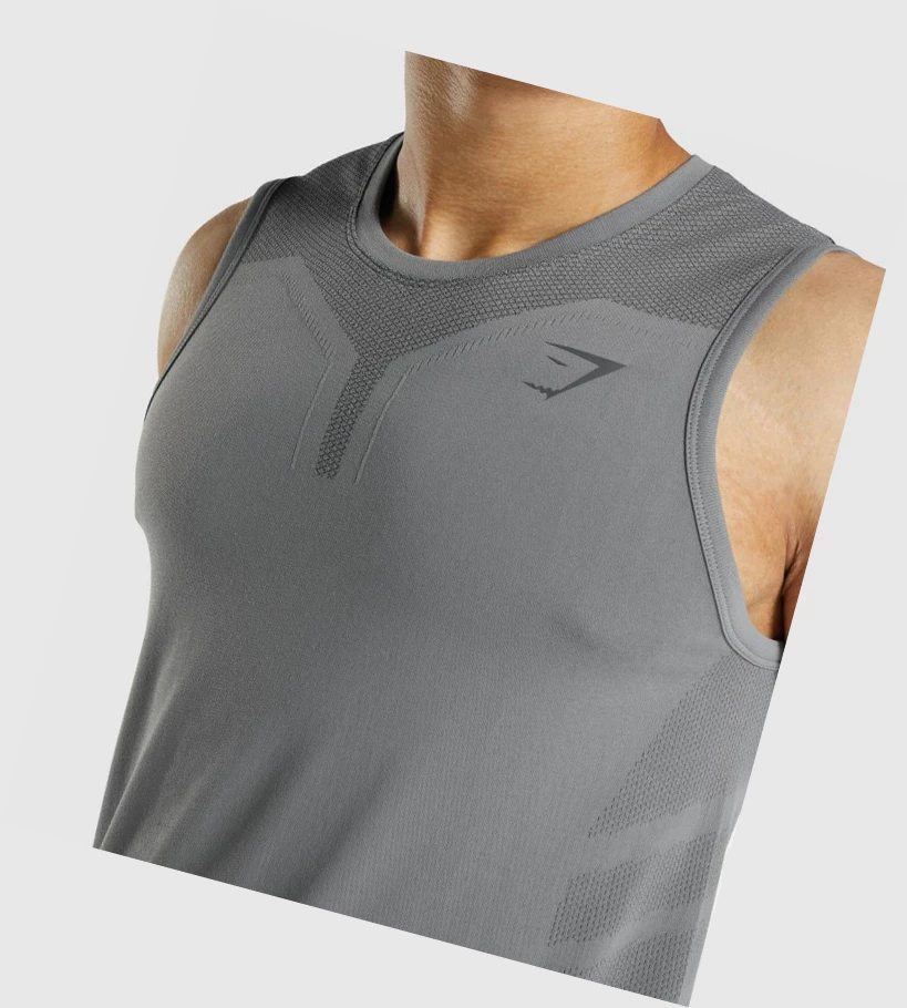 Gymshark 315 Singlet Herre Grå | GYBJEH267