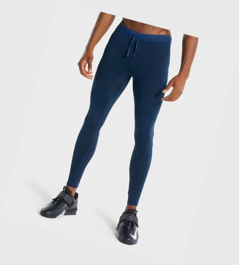 Gymshark 315 Tights Joggebukser Herre Marineblå | ZSVGJC527