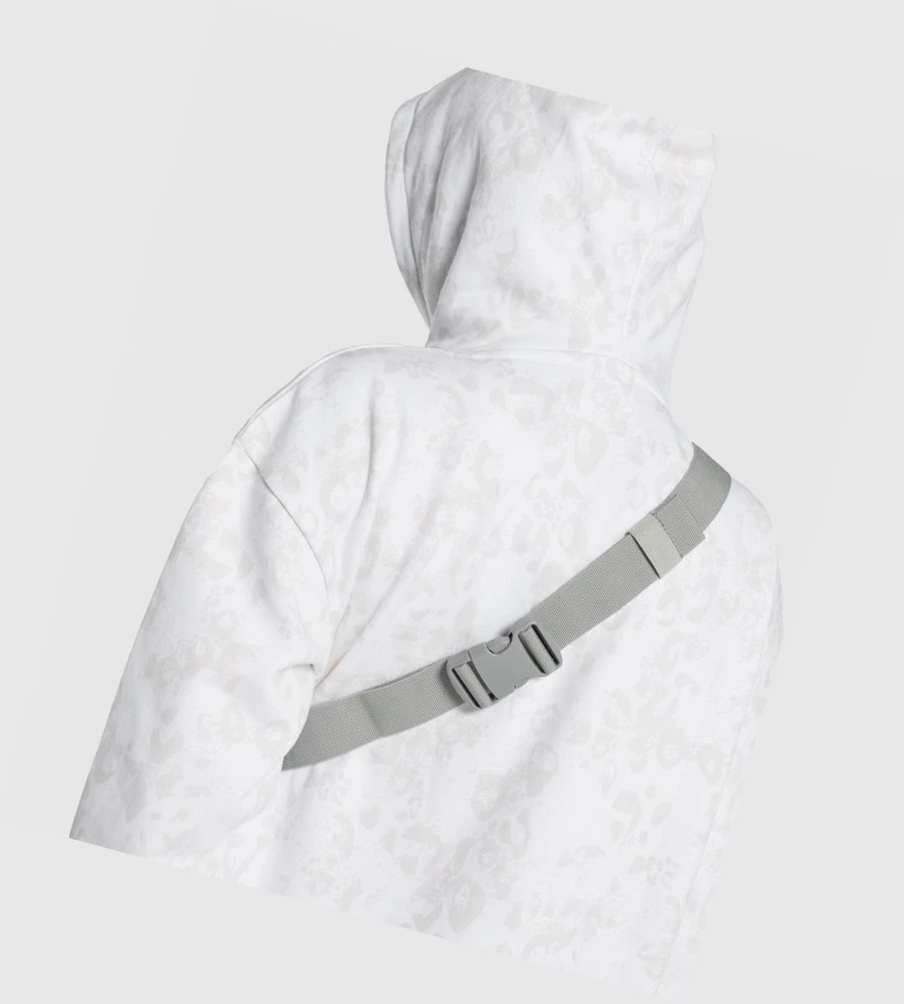 Gymshark Adapt Animal Sling Veske & Ryggsekk Dame Hvite Pisket Krem | KITXGP042