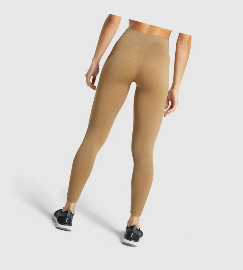 Gymshark Adapt Fleck Seamless High Waisted Leggings Dame Lyse Brune | MJNOXF812