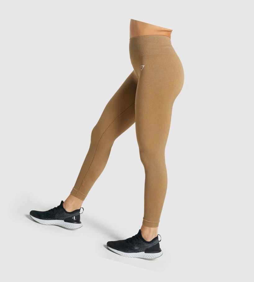 Gymshark Adapt Fleck Seamless High Waisted Leggings Dame Lyse Brune | MJNOXF812