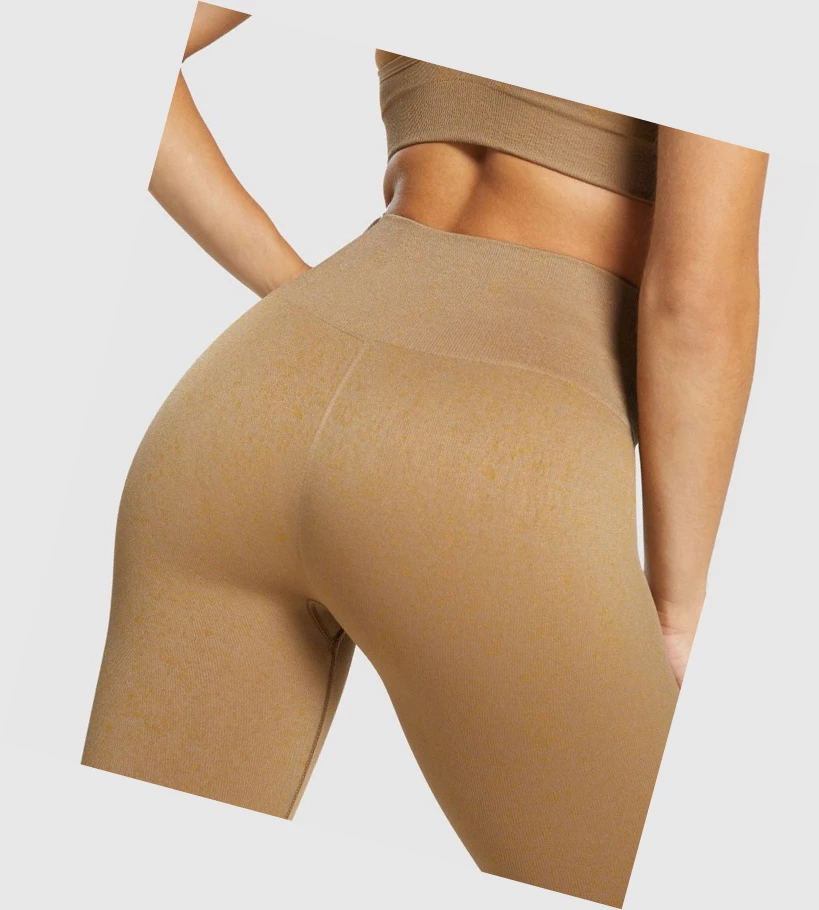 Gymshark Adapt Fleck Seamless High Waisted Leggings Dame Lyse Brune | MJNOXF812