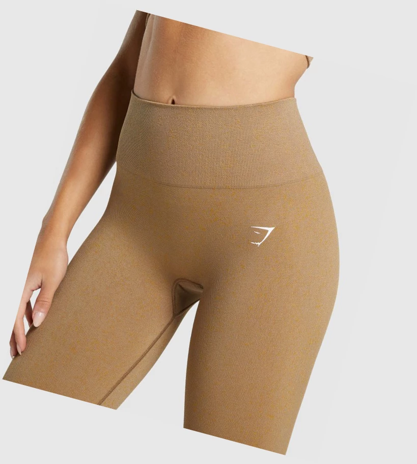 Gymshark Adapt Fleck Seamless High Waisted Leggings Dame Lyse Brune | MJNOXF812