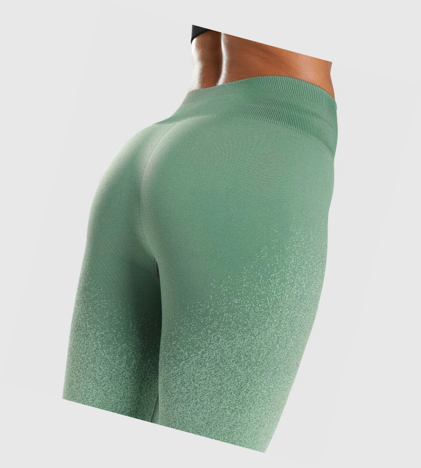 Gymshark Adapt Ombre Seamless High Waisted Leggings Dame Grønn Lyse Grønn | WJQKAT074