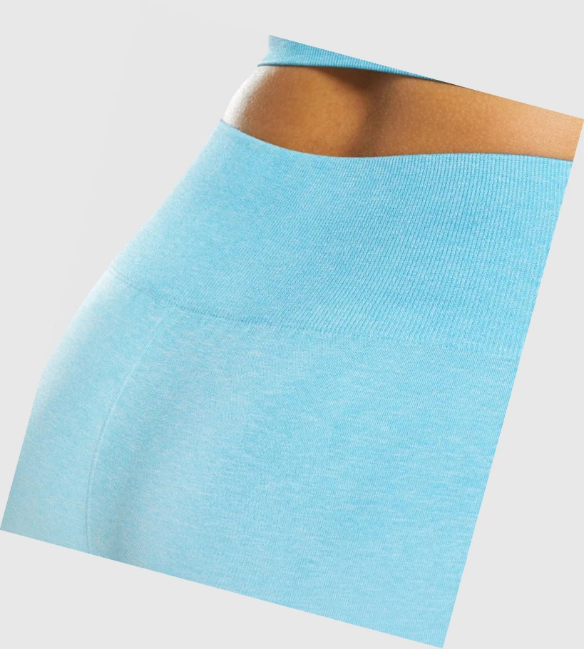 Gymshark Adapt Ombre Seamless Shorts Dame Lyse Blå Lyse Blå | RGPCYO715