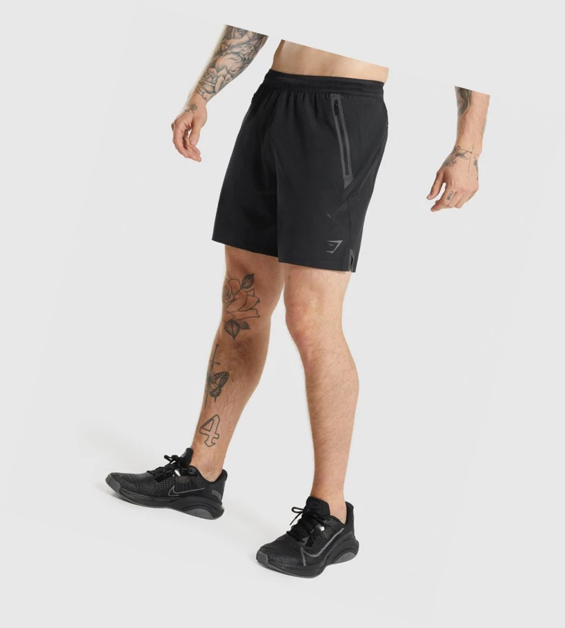 Gymshark Apex Perform Shorts Herre Svarte | PSJIVC257