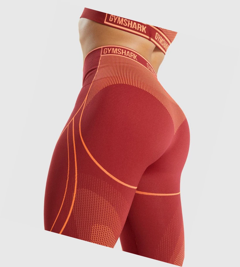 Gymshark Apex Seamless High Rise High Waisted Leggings Dame Burgunder | HOEVTI134