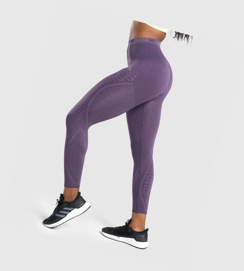 Gymshark Apex Seamless High Waisted Leggings Dame Lilla Lyse Lilla | JCKAGW371