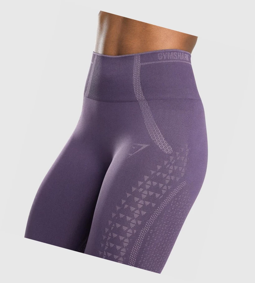 Gymshark Apex Seamless High Waisted Leggings Dame Lilla Lyse Lilla | JCKAGW371