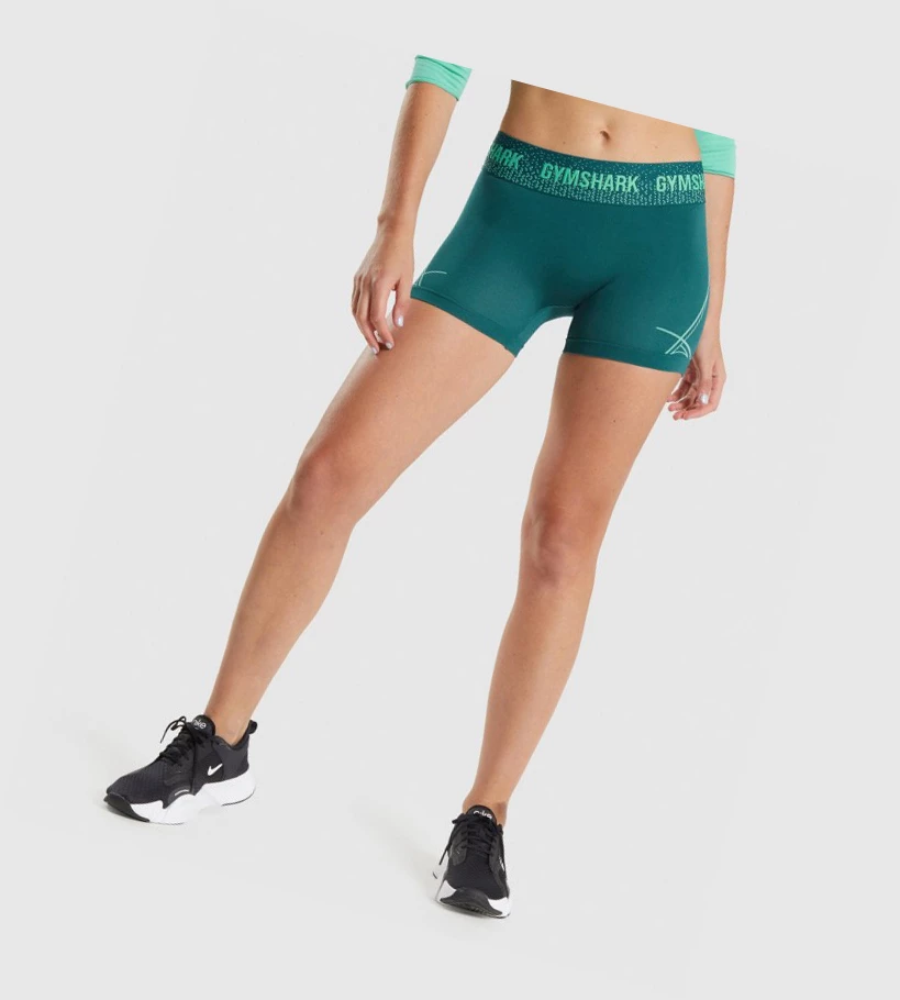 Gymshark Apex Seamless Low Rise Shorts Dame Turkis | PBQIDF759