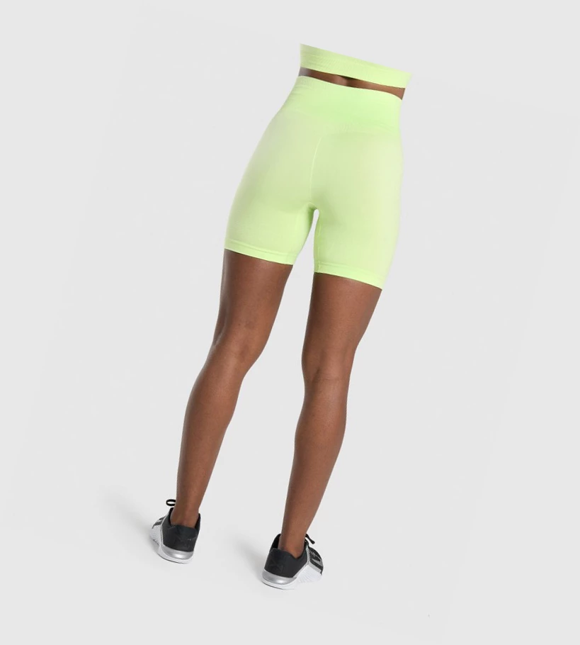 Gymshark Apex Seamless Shorts Dame Grønn Lyse Grønn | LBVHAW298