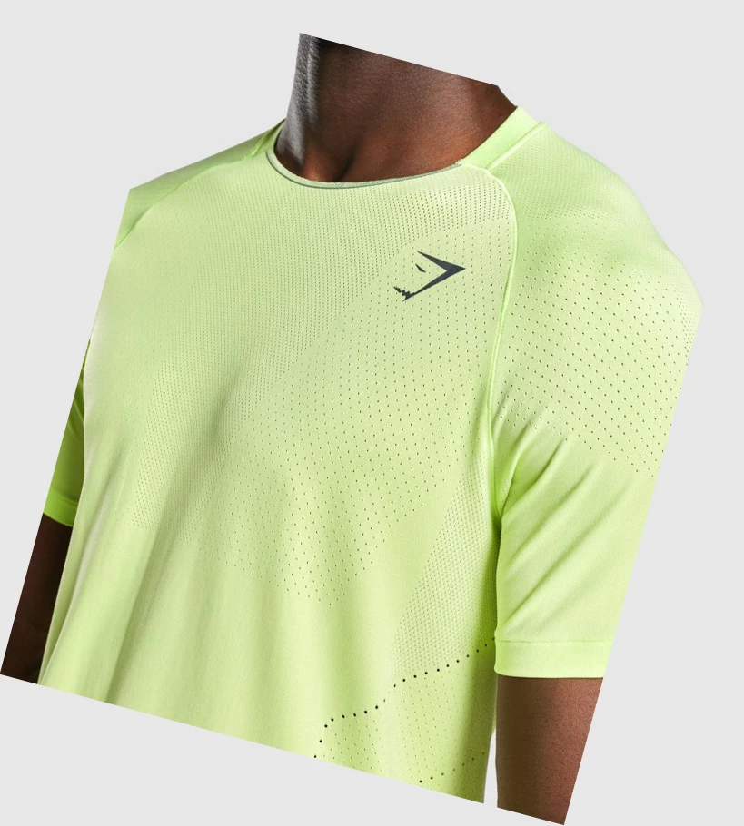 Gymshark Apex Seamless T-skjorte Herre Grønn | EPXJIW623