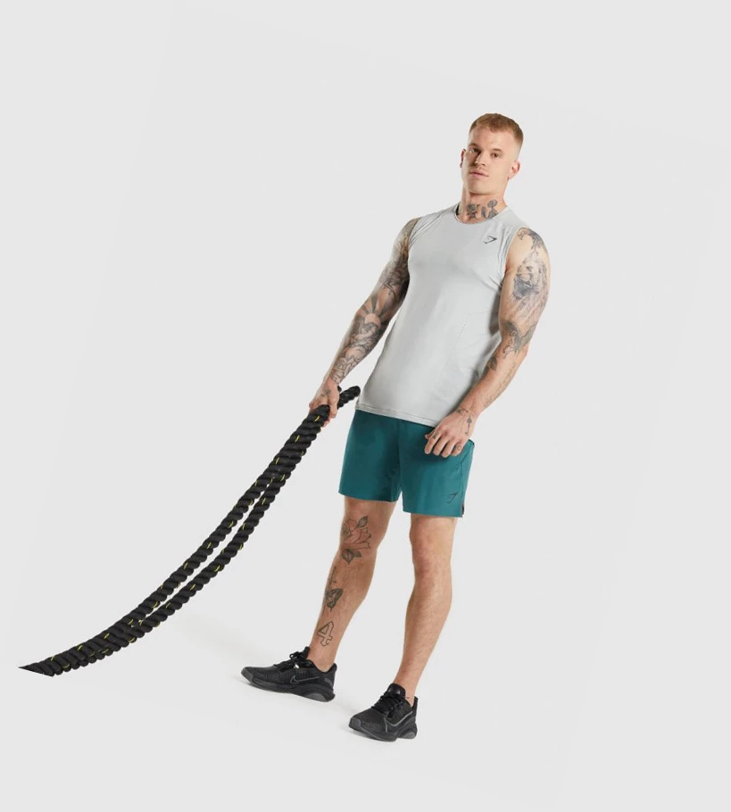 Gymshark Apex Singlet Herre Lyse Grå Grå | LEDMYB756