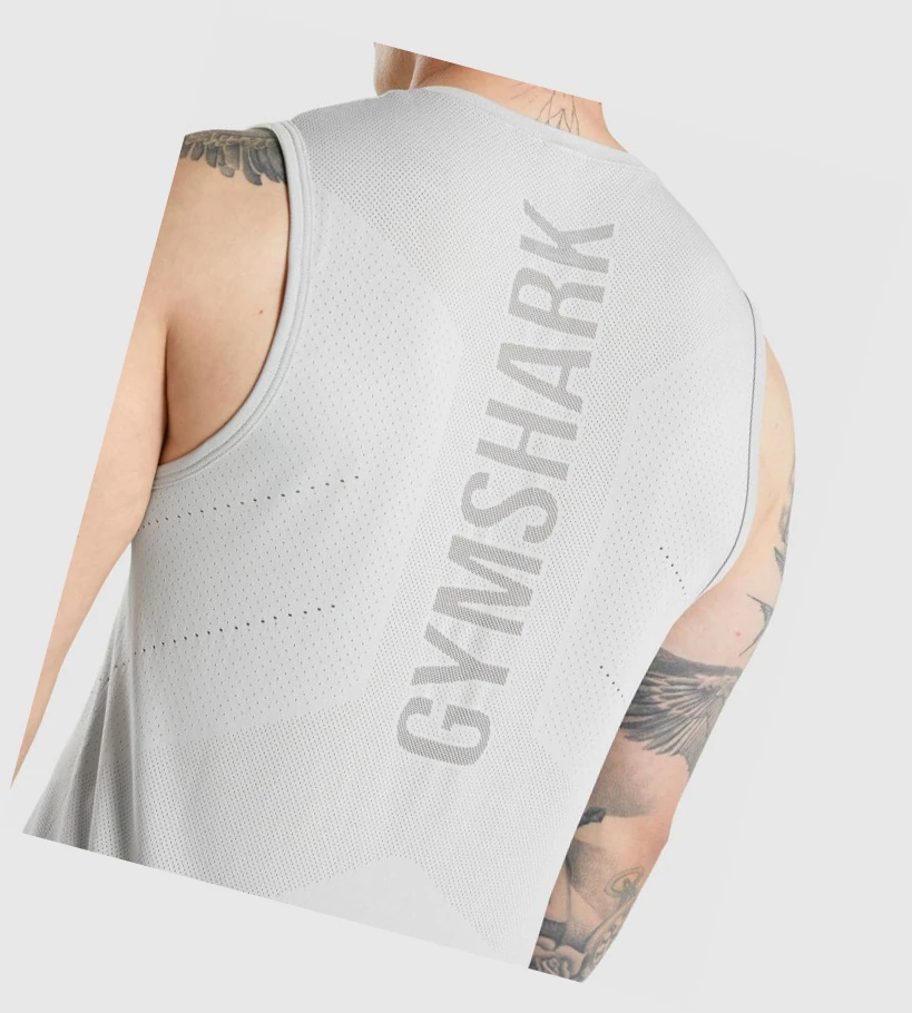 Gymshark Apex Singlet Herre Lyse Grå Grå | LEDMYB756