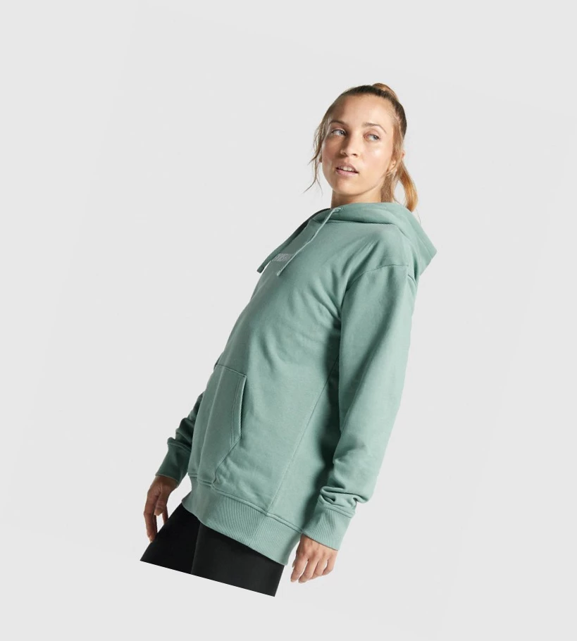 Gymshark Apollo Grafiske Oversized Klær Dame Lyse Grønn | TSKPWR136