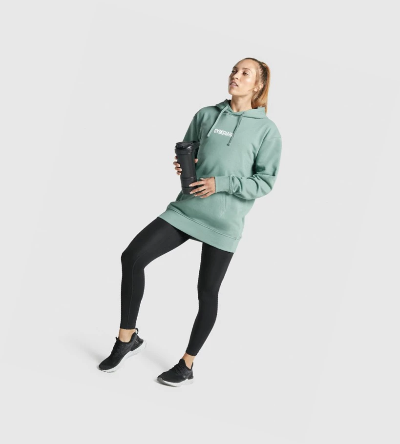 Gymshark Apollo Grafiske Oversized Klær Dame Lyse Grønn | TSKPWR136