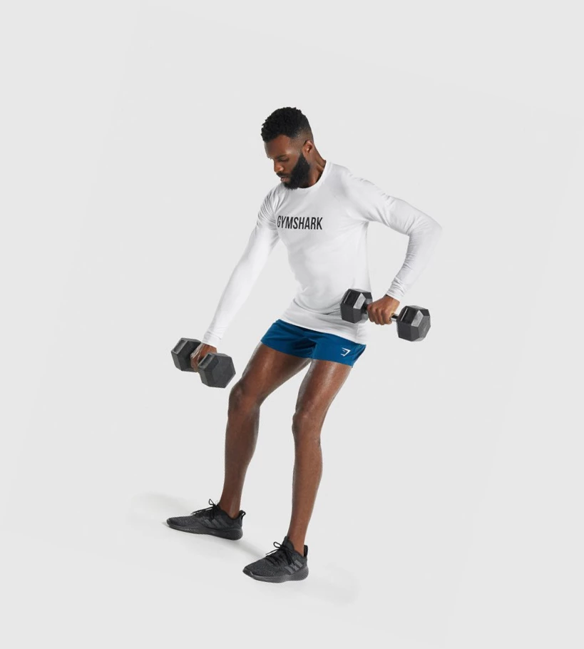 Gymshark Apollo T-skjorte Herre Hvite | LNDJCI142