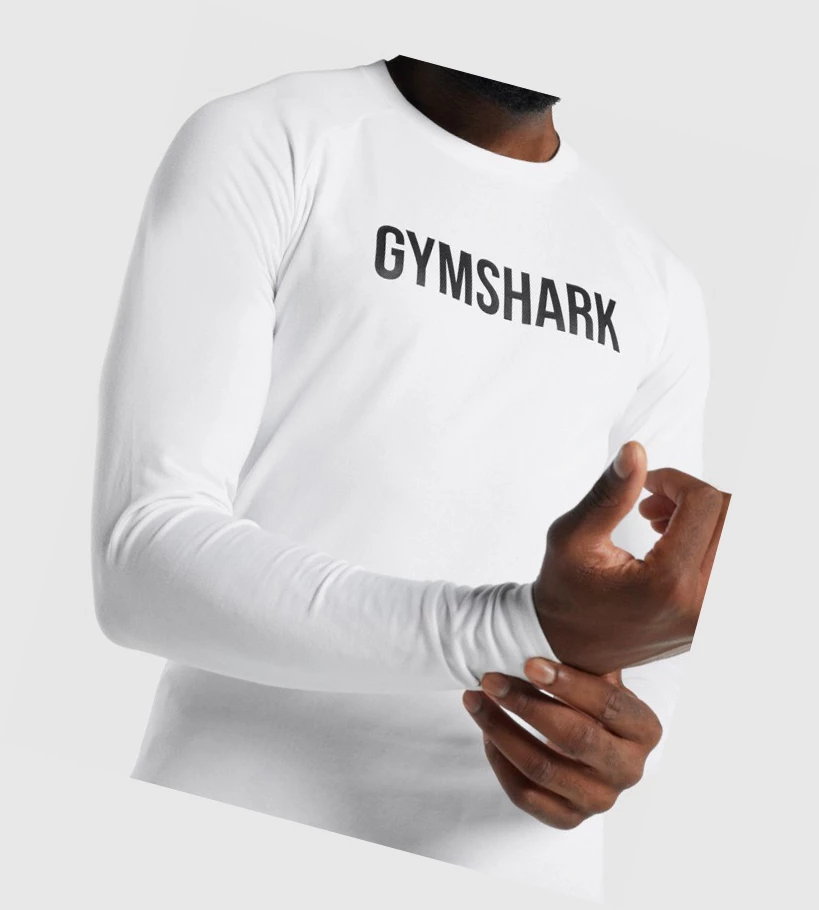 Gymshark Apollo T-skjorte Herre Hvite | LNDJCI142