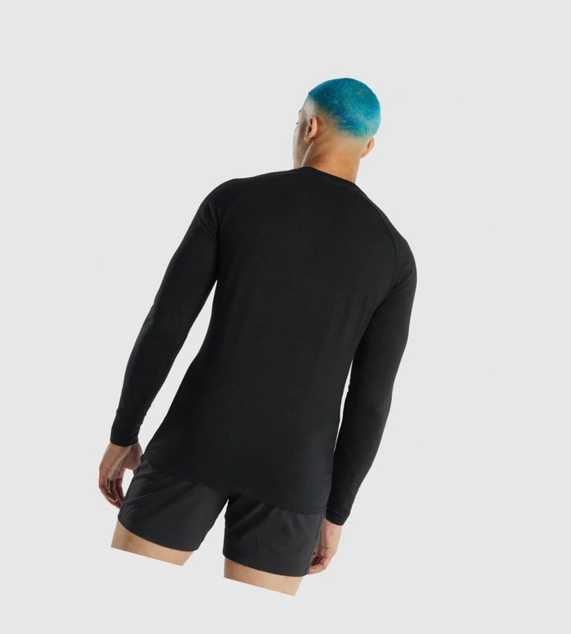 Gymshark Apollo T-skjorte Herre Svarte | CRNQAL216