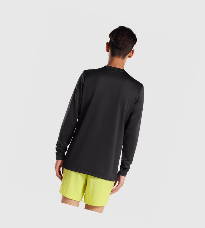 Gymshark Arrival Crew Sweatshirt Klær Herre Svarte | AMLOWU501