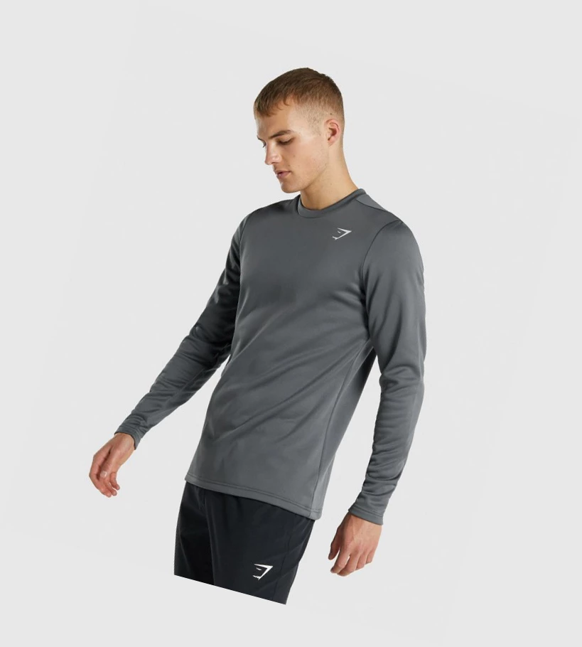 Gymshark Arrival Crew Sweatshirt Klær Herre Grå | BMEYVH490