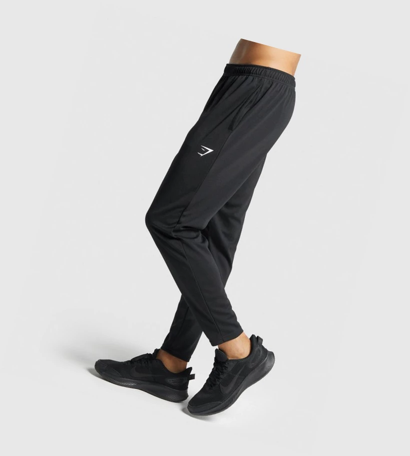 Gymshark Arrival Knit Joggebukser Herre Svarte | YMLIUO947