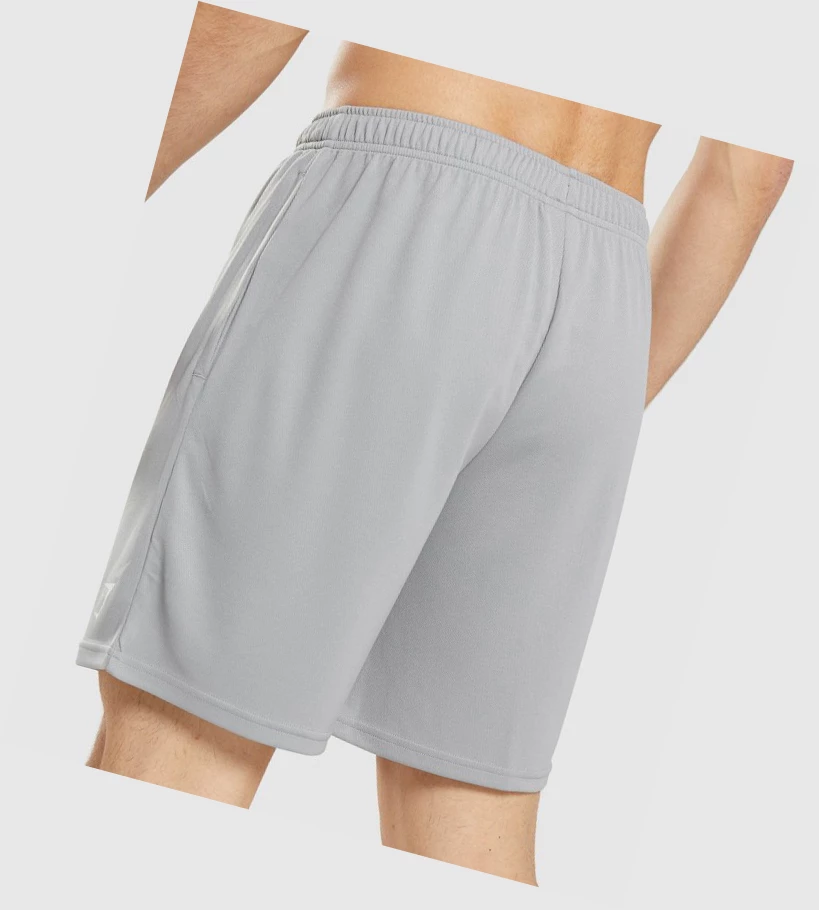 Gymshark Arrival Knitted Shorts Herre Grå | DVIBSU953