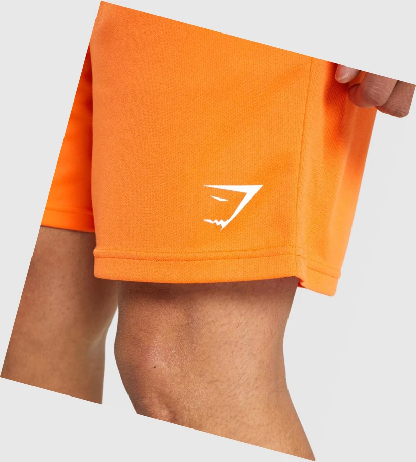 Gymshark Arrival Knitted Shorts Herre Oransje | DRLWVQ730