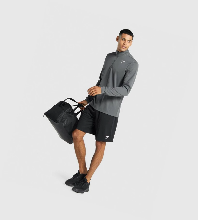 Gymshark Arrival Knitted Shorts Herre Svarte | YMIVGU902