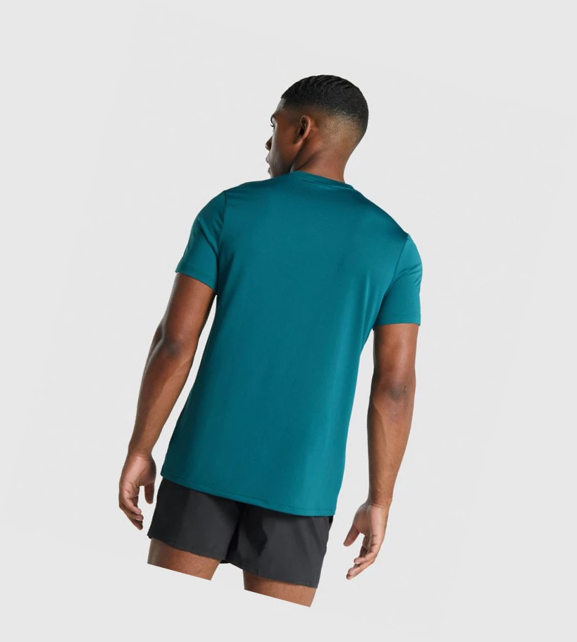 Gymshark Arrival Regular Fit T-skjorte Herre Turkis | EVONDF547