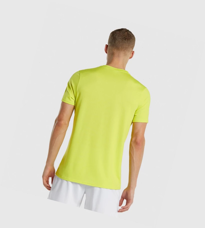 Gymshark Arrival Regular Fit T-skjorte Herre Gul | PHXMAQ485