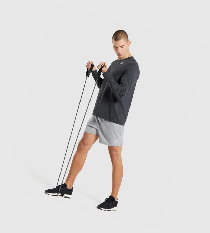 Gymshark Arrival Seamless T-skjorte Herre Svarte | FWQNHK046