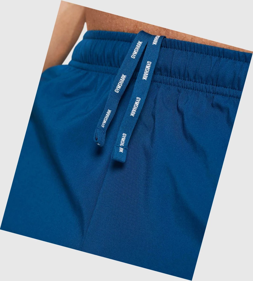 Gymshark Arrival Shorts Herre Blå | GUZJPC062