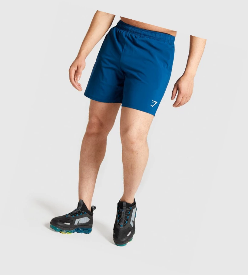 Gymshark Arrival Shorts Herre Blå | GUZJPC062