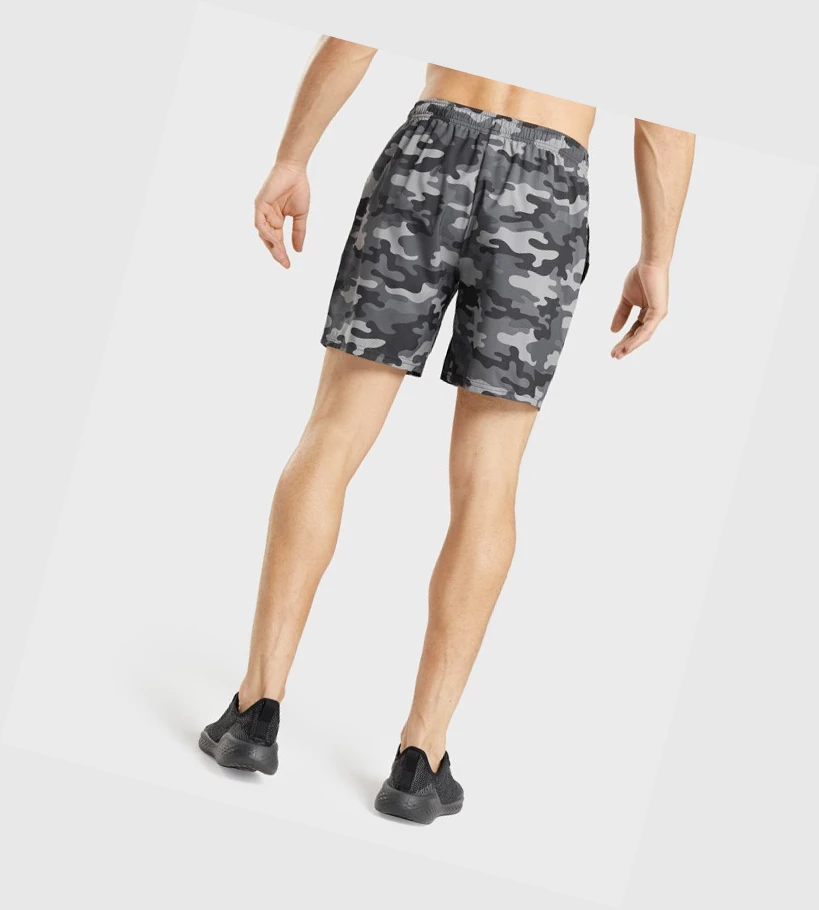 Gymshark Arrival Shorts Herre Grå | PFUSTL156