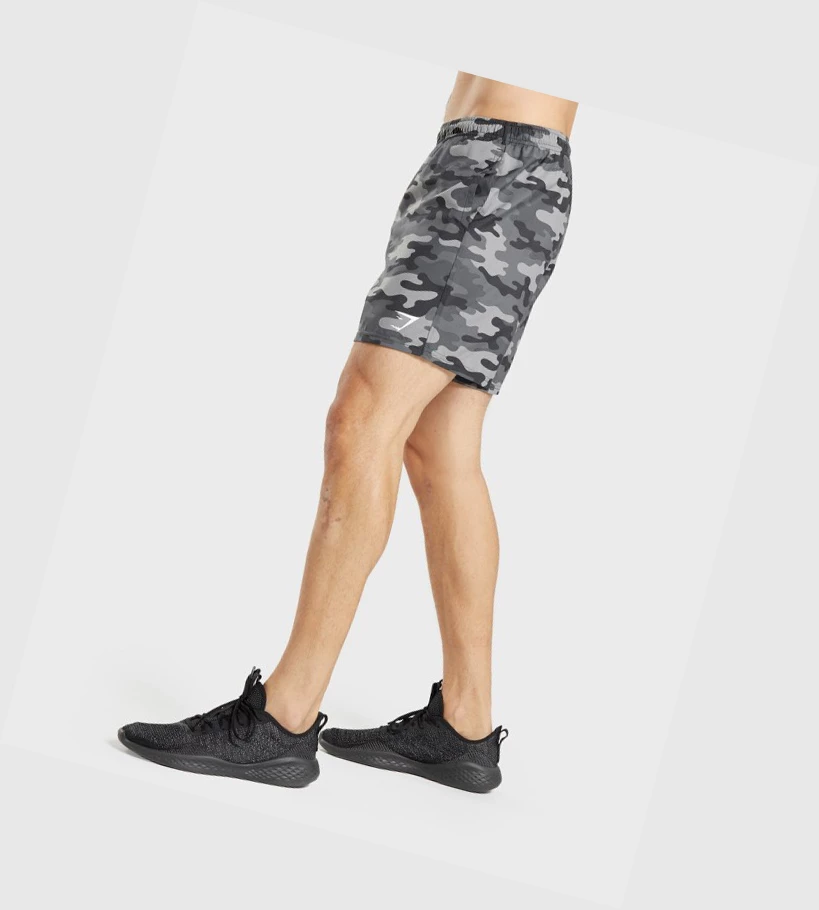 Gymshark Arrival Shorts Herre Grå | PFUSTL156