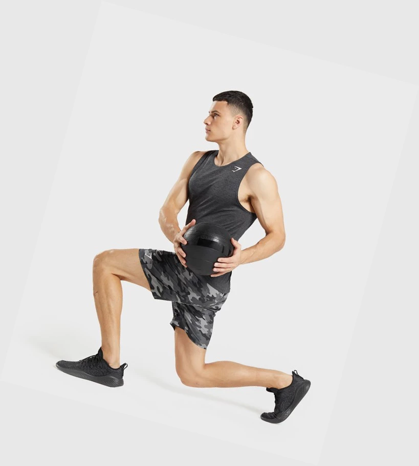 Gymshark Arrival Shorts Herre Grå | PFUSTL156