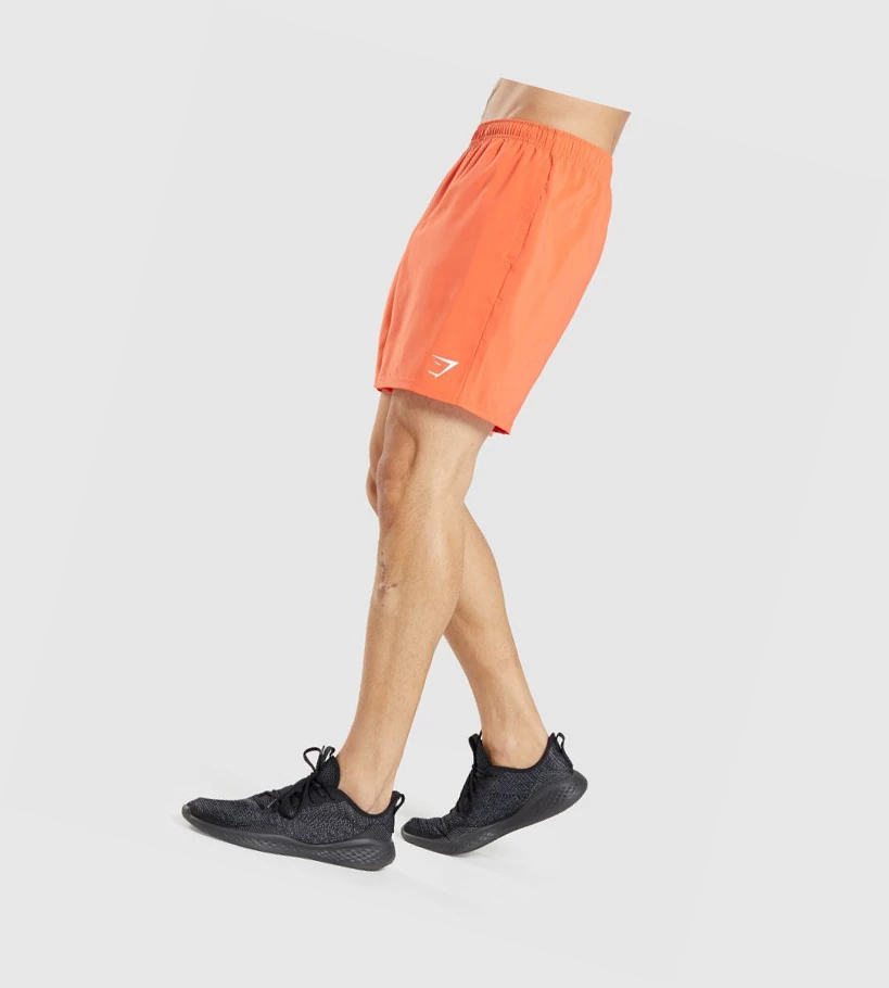 Gymshark Arrival Shorts Herre Oransje | KDXUFL356