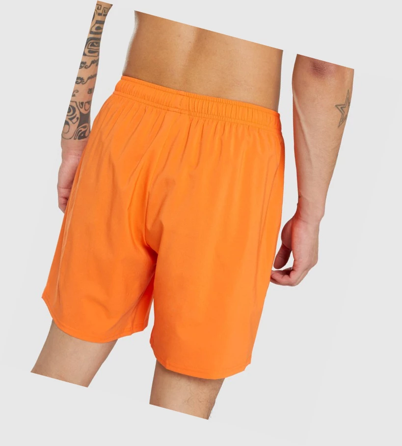 Gymshark Arrival Shorts Herre Oransje | OJFENH137