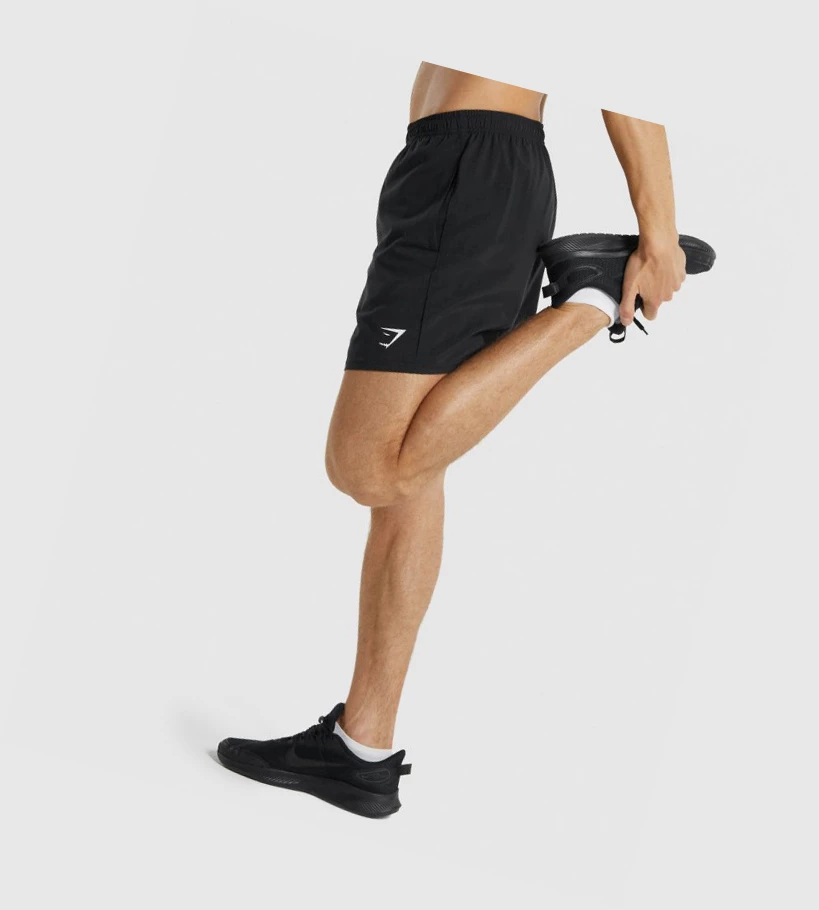 Gymshark Arrival Shorts Herre Svarte | KDUPFG920