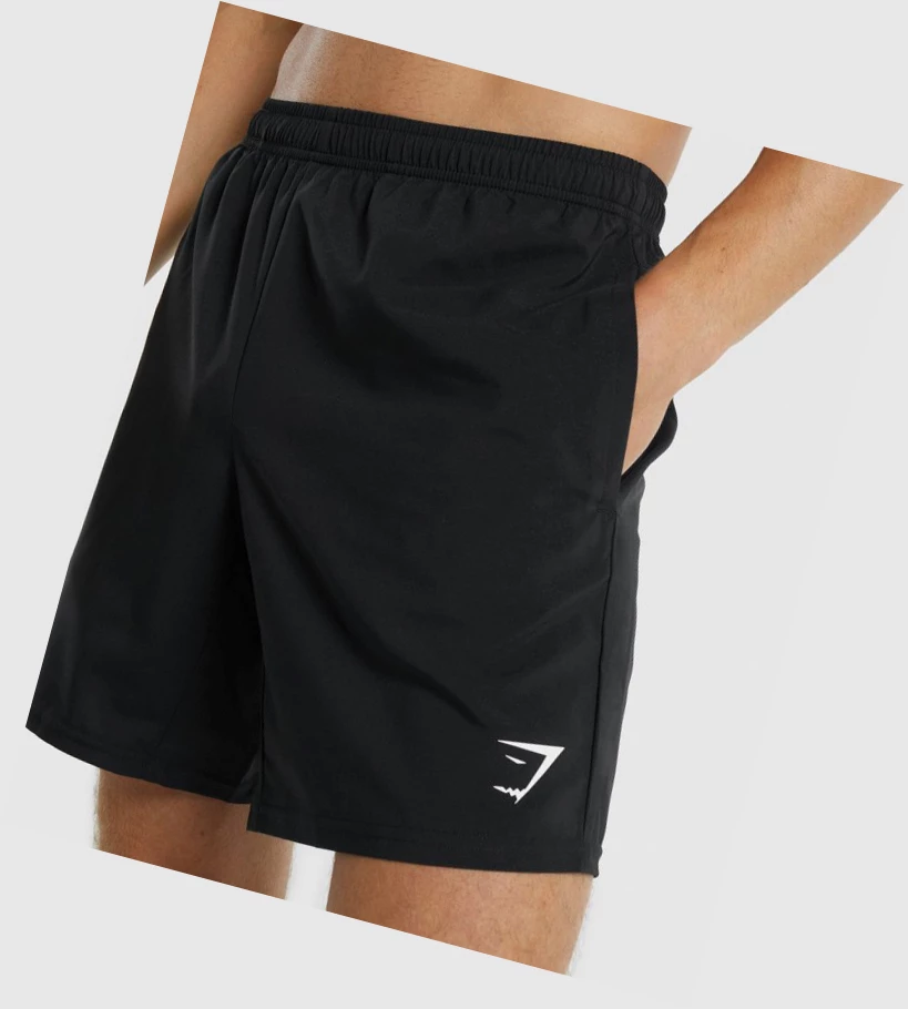 Gymshark Arrival Shorts Herre Svarte | KDUPFG920