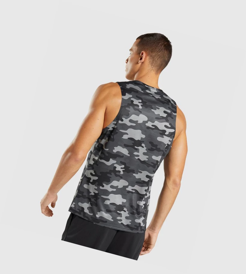 Gymshark Arrival Singlet Herre Grå | ADXUIJ137